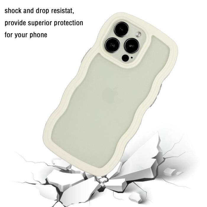 Bild 3, iPhone 14 Pro Max Skal Wavy Hybrid Vit