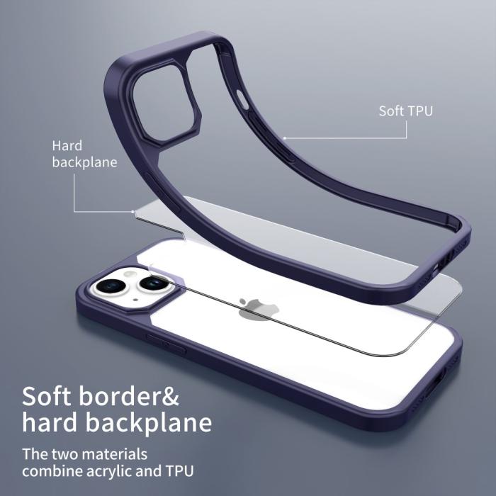 Bild 6, LEEU DESIGN iPhone 15 Plus Skal Hybrid Blå