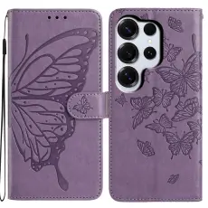 Samsung Galaxy S26 Ultra Fodral Fj&auml;ril Tryck Lila