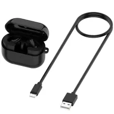 Samsung Galaxy Buds 3 Tr&aring;dl&ouml;st Laddningsfodral Svart