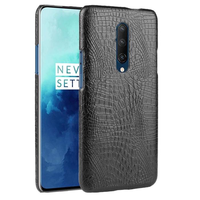 Bild 1, OnePlus 7 Pro Krokodil Skal - Svart