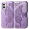 Motorola Moto G73 5G Fodral Butterfly Lila