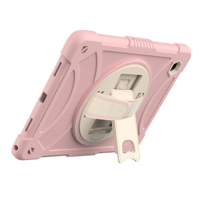 Bild 2, Galaxy Tab A8 Skal Hybrid Shockproof Kickstand Rosa