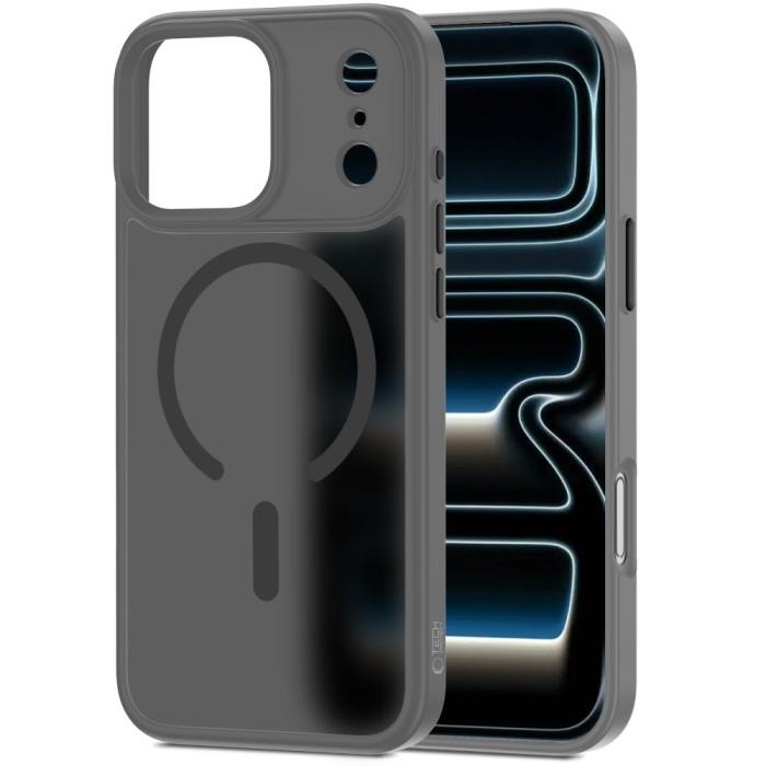 Bild 3, Tech-Protect iPhone 17 Pro Skal MagSafe MagMat Crayon Grey