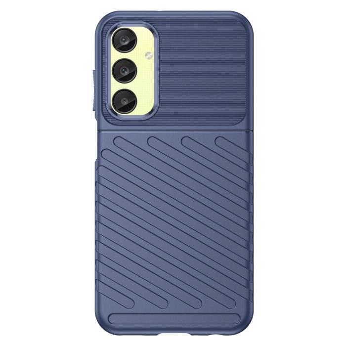 Bild 2, Samsung Galaxy A25 5G Skal Twill Textur Blå