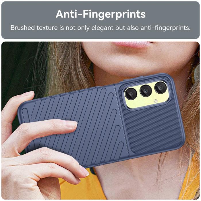 Bild 5, Samsung Galaxy A25 5G Skal Twill Textur Blå