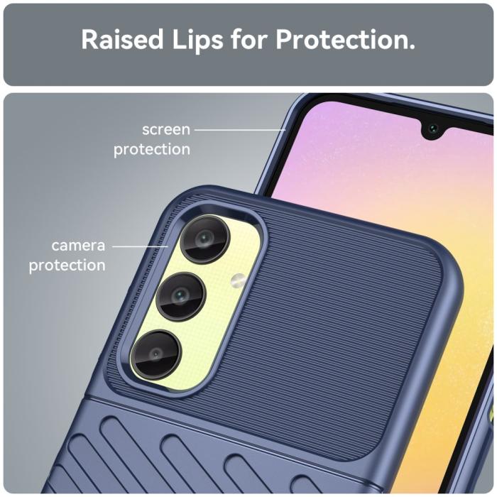 Bild 6, Samsung Galaxy A25 5G Skal Twill Textur Blå
