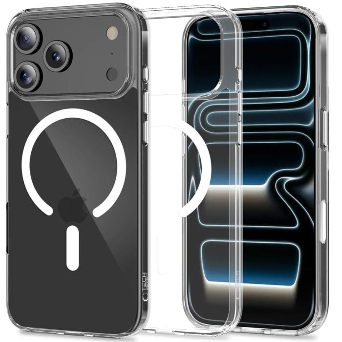 Bild 3, Tech-Protect iPhone 17 Pro Max Skal MagSafe FlexAir Hybrid Clear