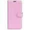 Sony Xperia Pro-I Fodral Litchi Textur Ljus Rosa