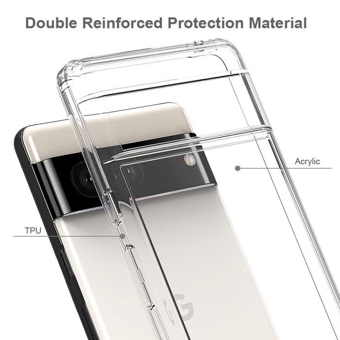 Bild 2, Google Pixel 7 Skal Akryl/TPU Transparent