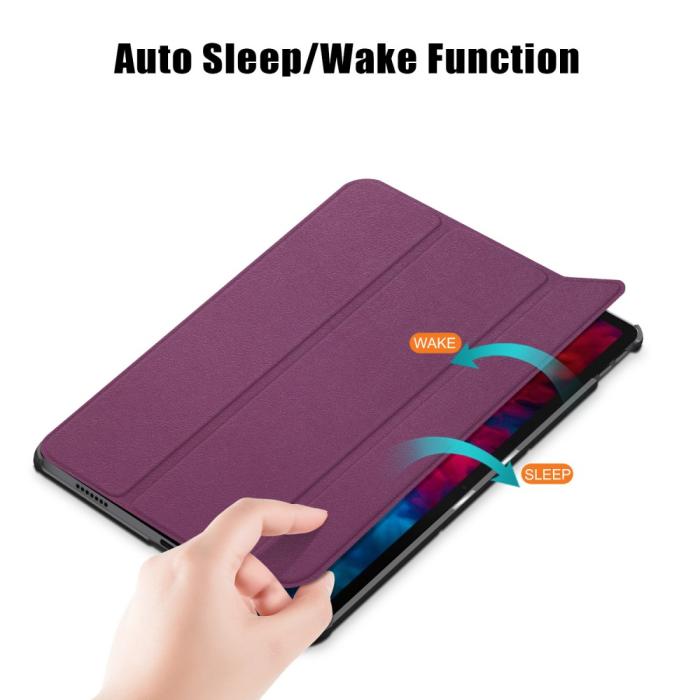 Bild 3, Lenovo Tab P11 Pro - Tri-Fold Fodral - Lila