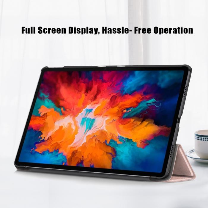 Bild 5, Lenovo Tab P11 Pro - Tri-Fold Fodral - Roséguld