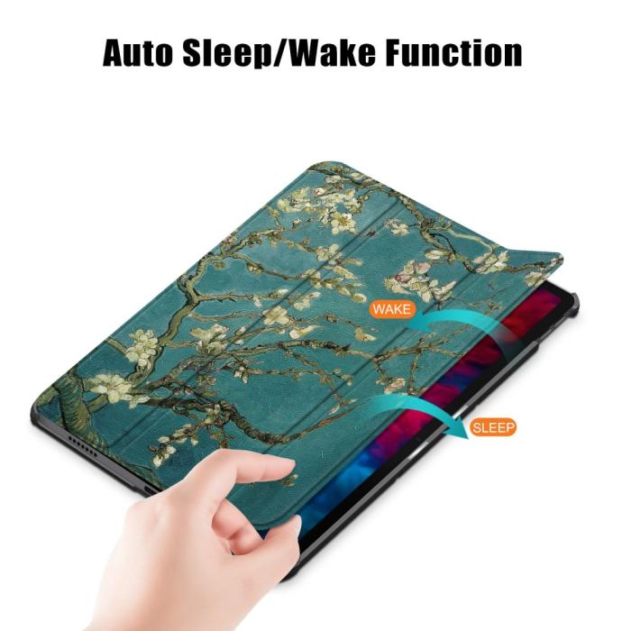 Bild 3, Lenovo Tab P11 Pro - Tri-Fold Fodral - Peach Blossom