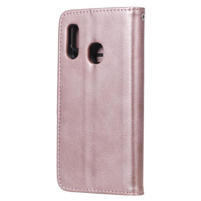 Bild 3, Samsung Galaxy A20e - 2in1 Magnet Skal / Plånboksfodral - Roséguld