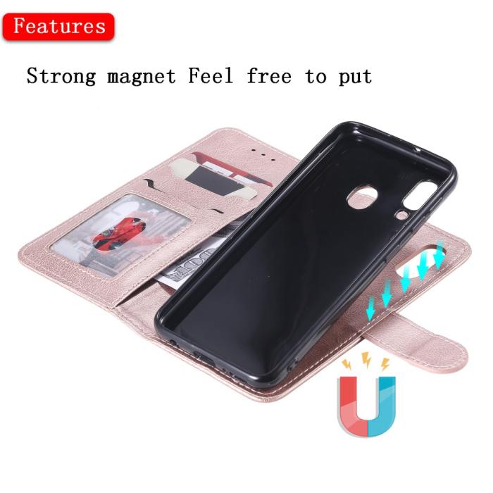 Bild 5, Samsung Galaxy A20e - 2in1 Magnet Skal / Plånboksfodral - Roséguld
