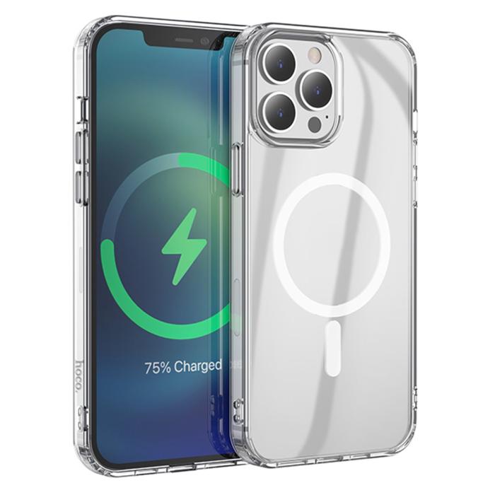 Bild 1, iPhone 13 Pro - HOCO MagSafe 2mm Hybrid Skal - Transparent