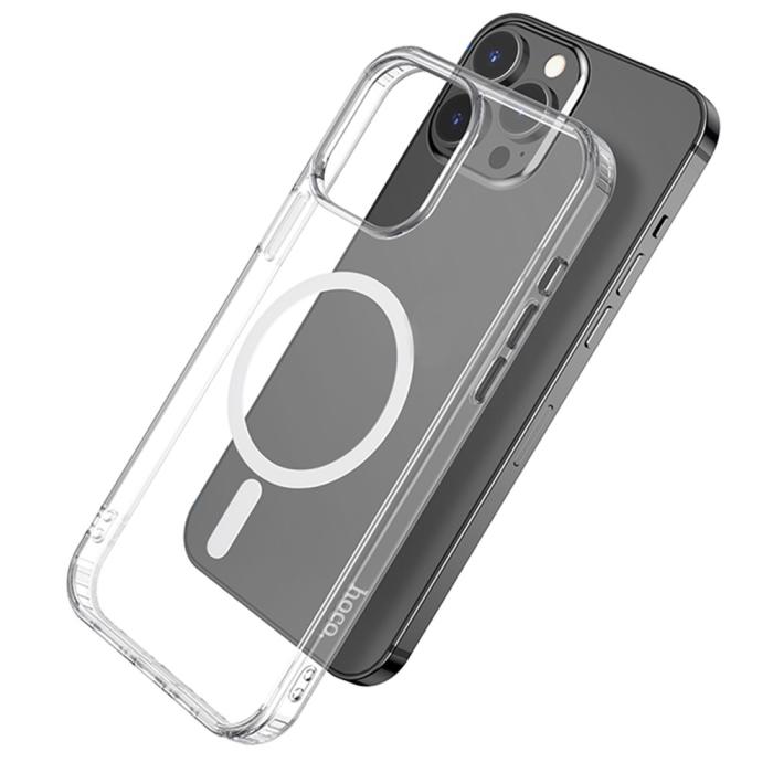 Bild 5, iPhone 13 Pro - HOCO MagSafe 2mm Hybrid Skal - Transparent