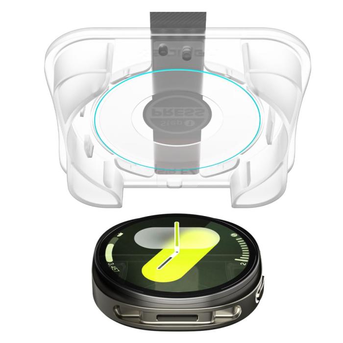 Bild 4, Spigen Galaxy Watch 8 40 mm 2-PACK Skärmskydd GLAS.tR 