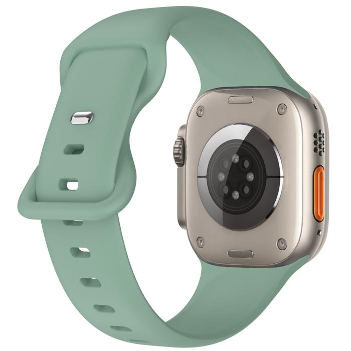 Bild 1, Silikon Armband Butterfly Apple Watch 41/40/38 mm (M/L) Tallgrön
