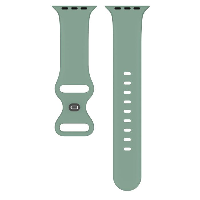 Bild 3, Silikon Armband Butterfly Apple Watch 41/40/38 mm (M/L) Tallgrön