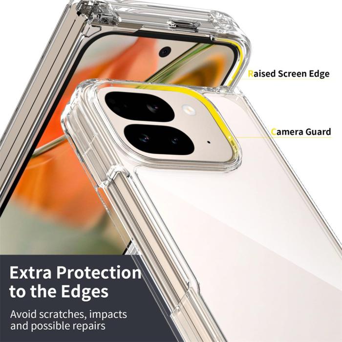 Bild 4, Google Pixel 10 Pro Fold Skal Hybrid Transparent