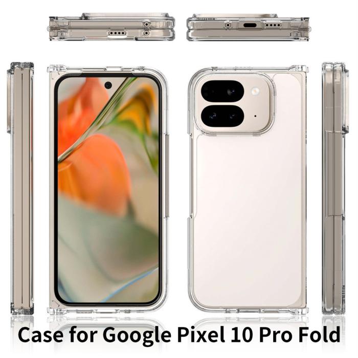Bild 5, Google Pixel 10 Pro Fold Skal Hybrid Transparent