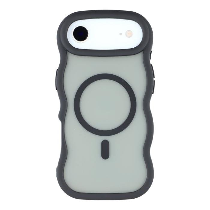 Bild 3, iPhone Air Skal MagSafe Wavy Matt Svart
