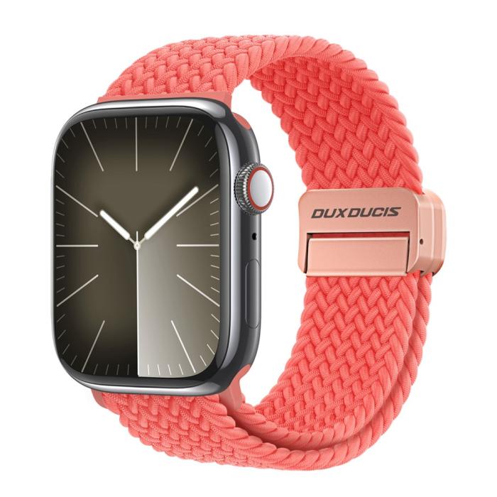 Bild 2, DUX DUCIS Apple Watch 38/40/41 Armband Flätat Rosa