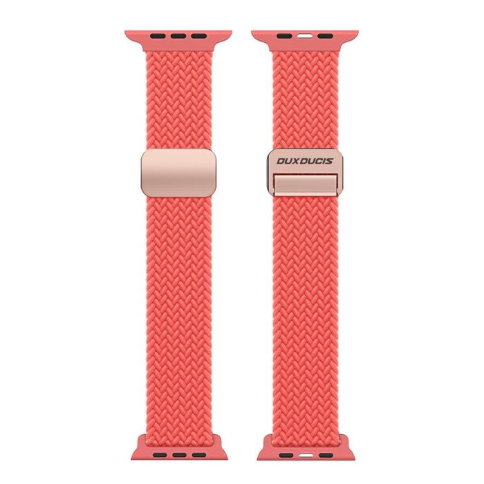 Bild 3, DUX DUCIS Apple Watch 38/40/41 Armband Flätat Rosa