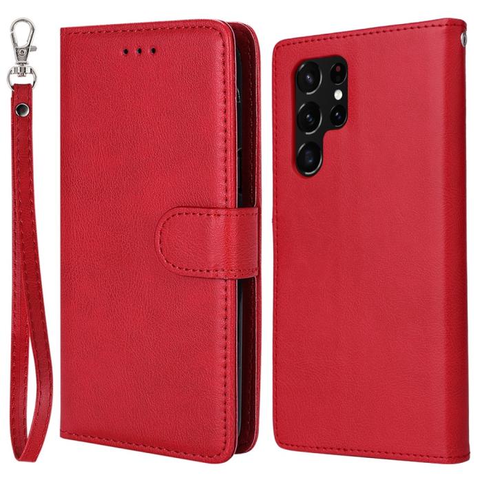 Bild 1, Samsung Galaxy S22 Ultra Fodral 2in1 Magnet Röd