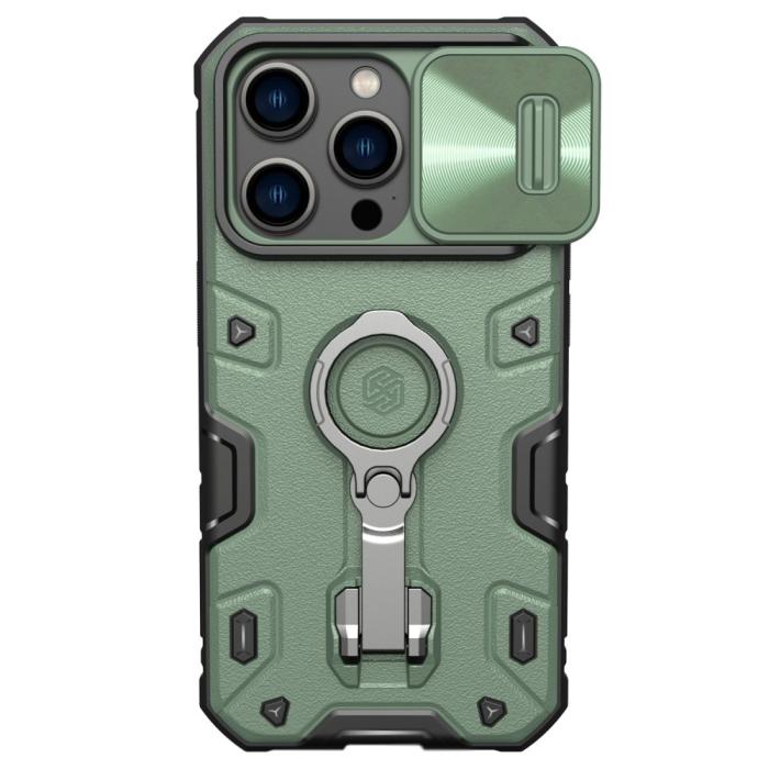 Bild 1, NILLKIN iPhone 14 Pro Max Skal CamShield Armor Pro Grön