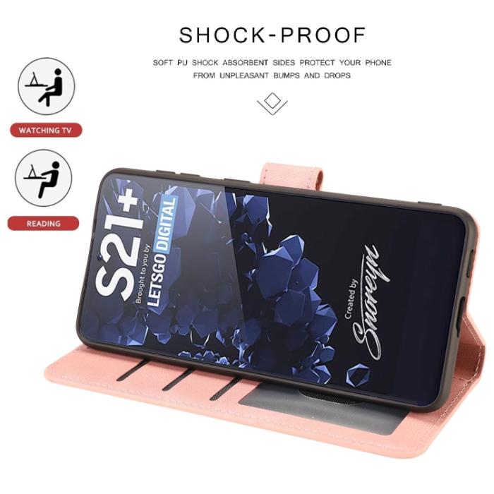 Bild 4, Samsung Galaxy S22 Fodral Skin Touch Roséguld
