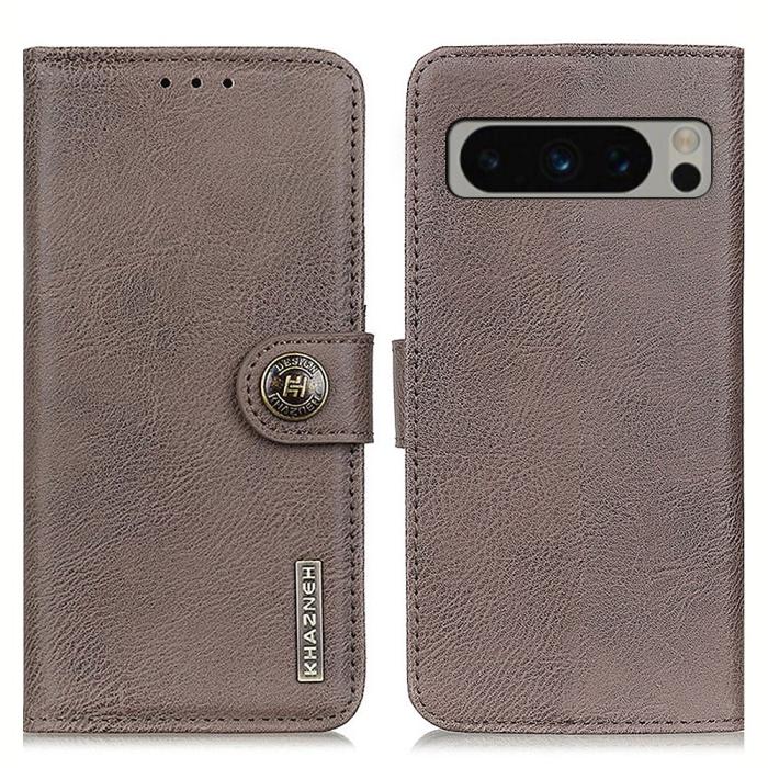 Bild 1, KHAZNEH Google Pixel 8 Pro Fodral Läder Khaki