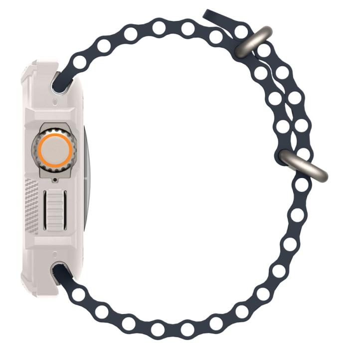 Bild 6, Spigen Apple Watch Ultra 49 mm Skal Rugged Armor Dune Beige