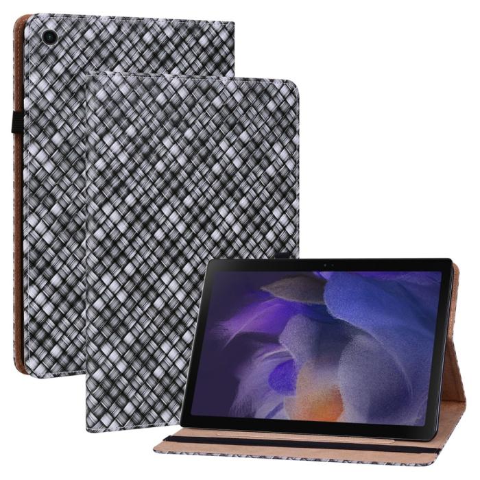 Bild 1, Samsung Galaxy Tab A8 10.5 Fodral Vävd Textur Svart