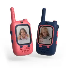 MOB Walkie Talkie Video Talky Cutie Bl&aring; och Rosa