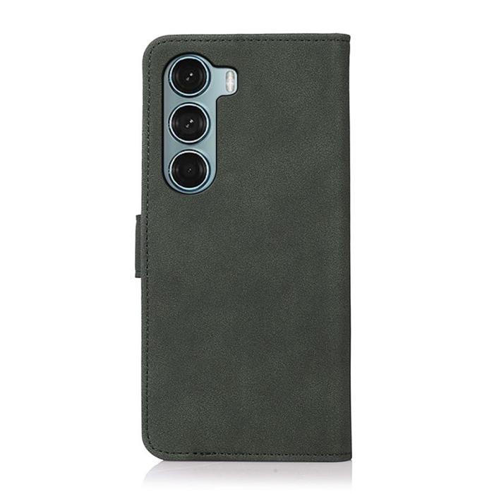 Bild 3, KHAZNEH Motorola Moto G200 Fodral Retro Läder Grön