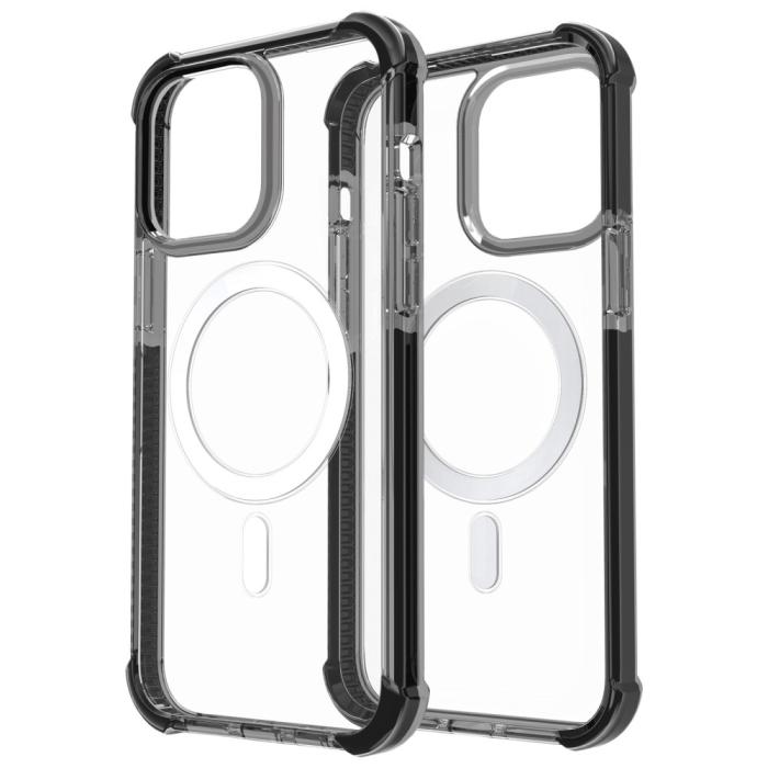 Bild 2, iPhone 15 Plus Skal MagSafe Shockproof Hybrid Svart