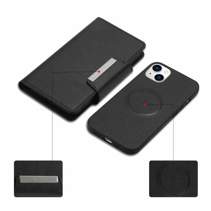 Bild 3, iPhone 15 Plus 2in1 Magnet Fodral Svart