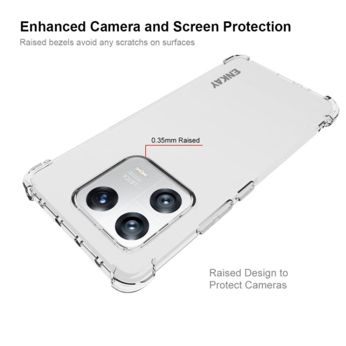 Bild 5, ENKAY Xiaomi 13 Pro 5G Skal Shockproof TPU Transparent