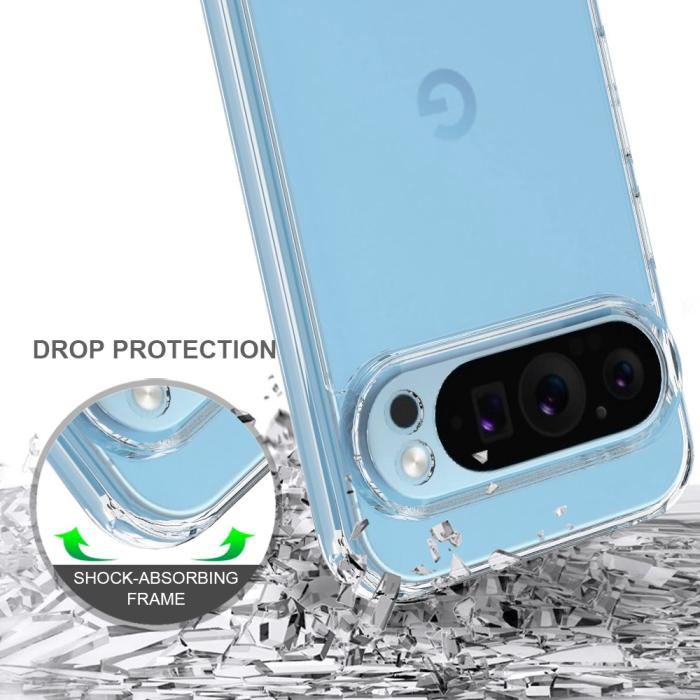 Bild 3, Google Pixel 9 Pro XL Skal Shockproof TPU/Akryl Transparent