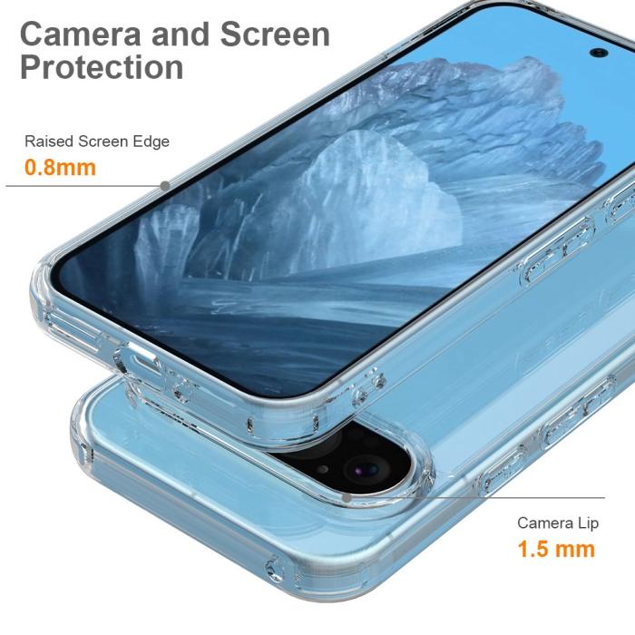 Bild 4, Google Pixel 9 Pro XL Skal Shockproof TPU/Akryl Transparent