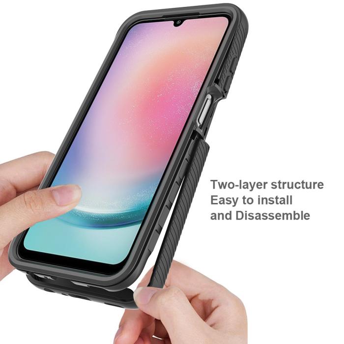 Bild 2, Samsung Galaxy A25 5G 360° Shockproof Hybrid Skal Svart