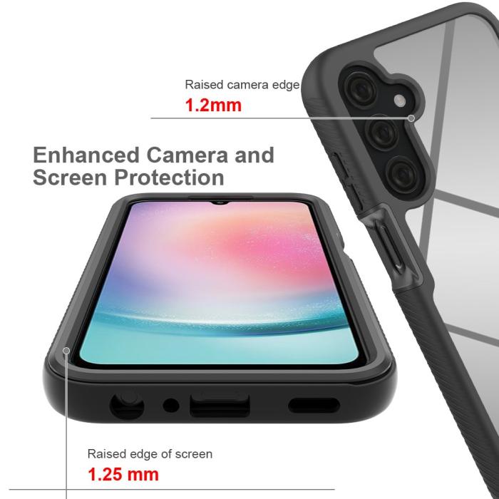 Bild 3, Samsung Galaxy A25 5G 360° Shockproof Hybrid Skal Svart