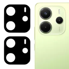 Xiaomi Redmi Note 14 4G 2-PACK Linsskydd Härdat Glas Svart