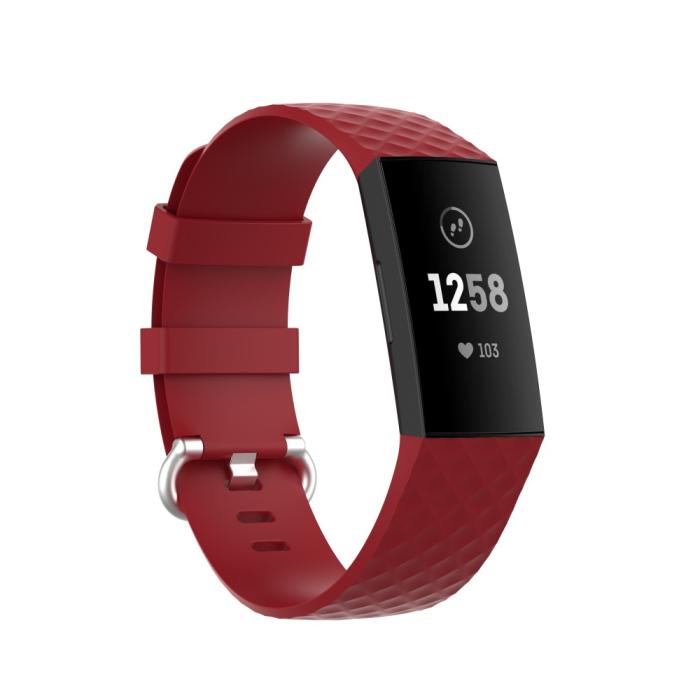 Bild 5, Armband Fitbit Charge 3 / 4 Röd