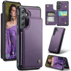 CASEME Samsung Galaxy A16 Skal RFID Kickstand Plånbok Lila