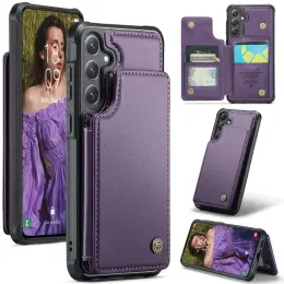 CASEME Samsung Galaxy A16 Skal RFID Kickstand Plånbok Lila