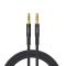 Joyroom 1m 3.5 mm AUX Ljudkabel Nylon - Svart