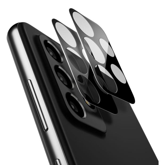 Bild 2, Samsung Galaxy A72 - Spigen 2-PACK Optik GLAS.tR Linsskydd
